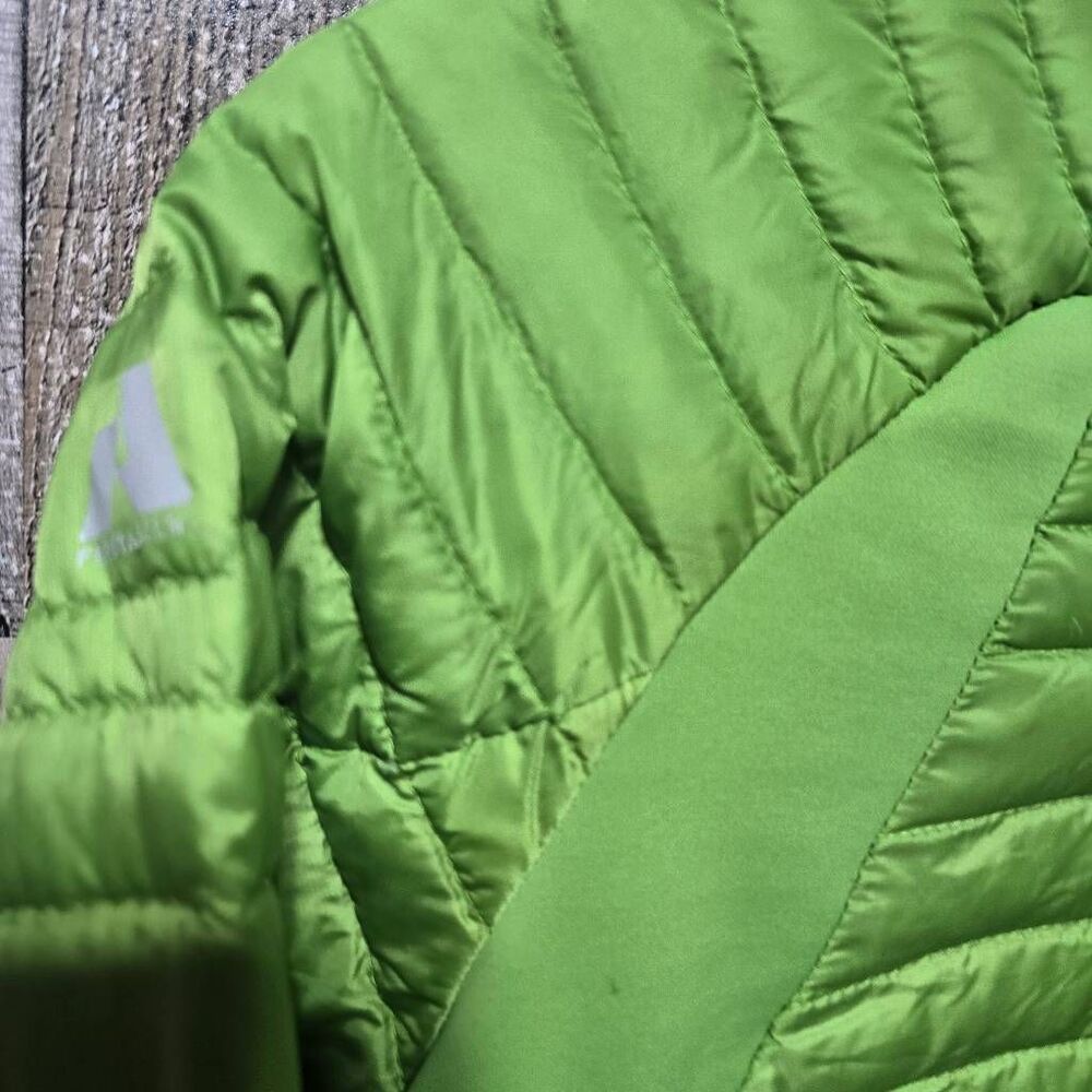 Eddie Bauer First Ascent Micro Therm Down Jacket Lime Green LT Outdoor Bright - Picture 4 of 7